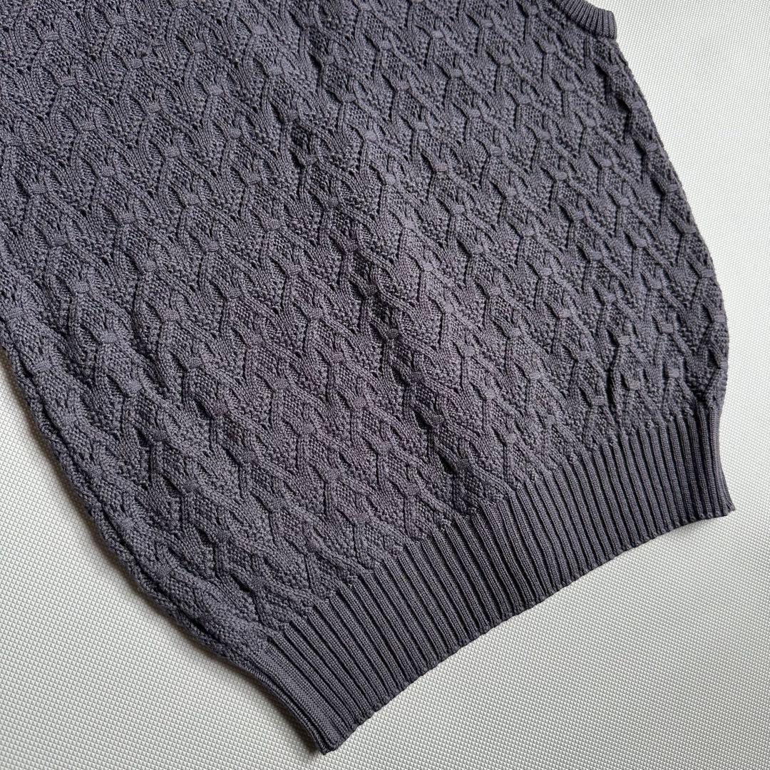 Christian Dior プリタポルテ ウール ニットベスト M グレー