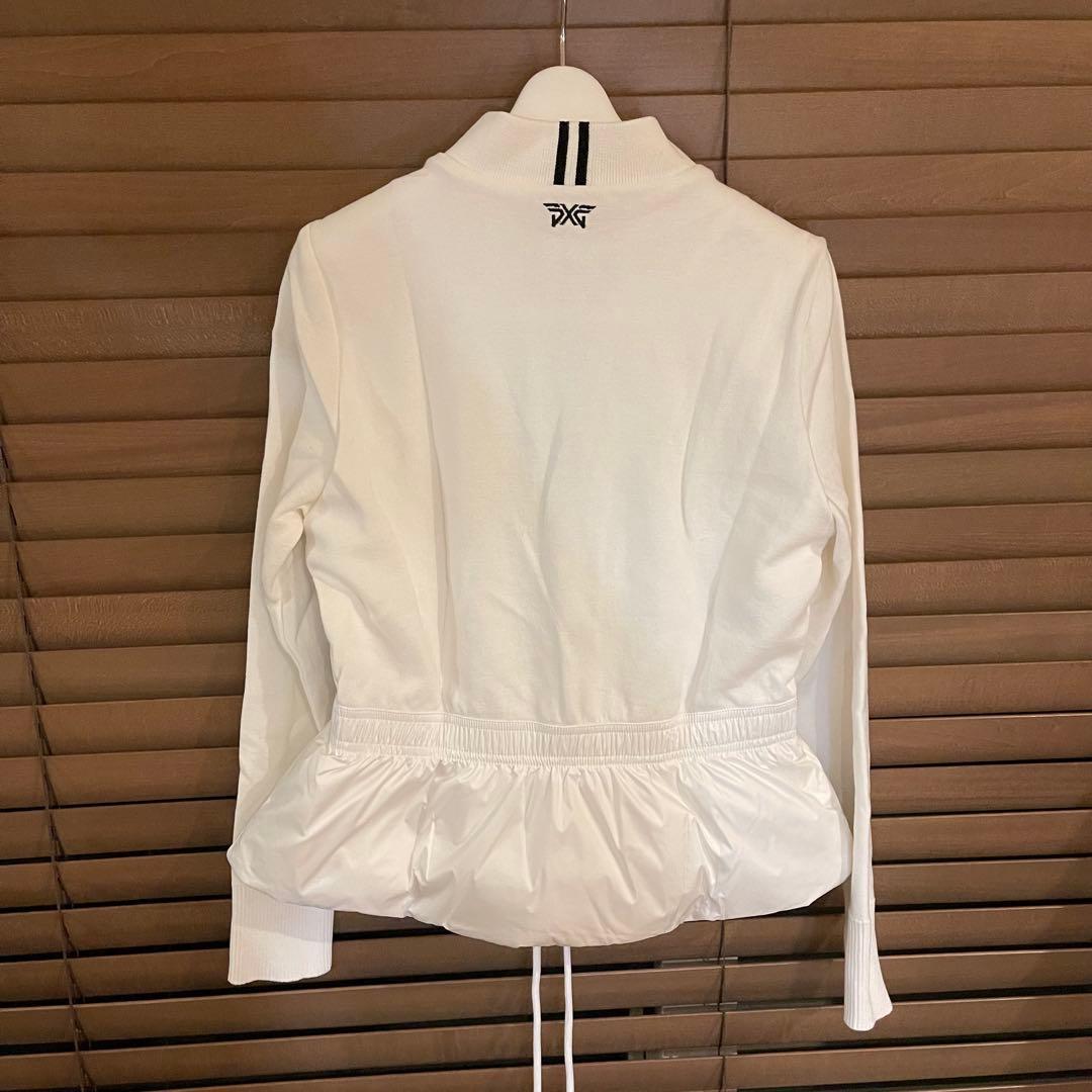 PXG 新作ゴルフ ウェア レディース ジャケット ダウン ニット トップス白M