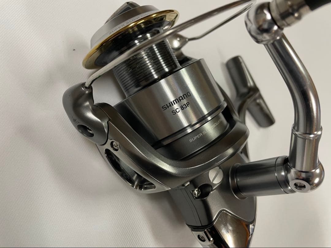 SHIMANO ツインパワー 8000PG リールポーチ付き 動作良好 引退出品