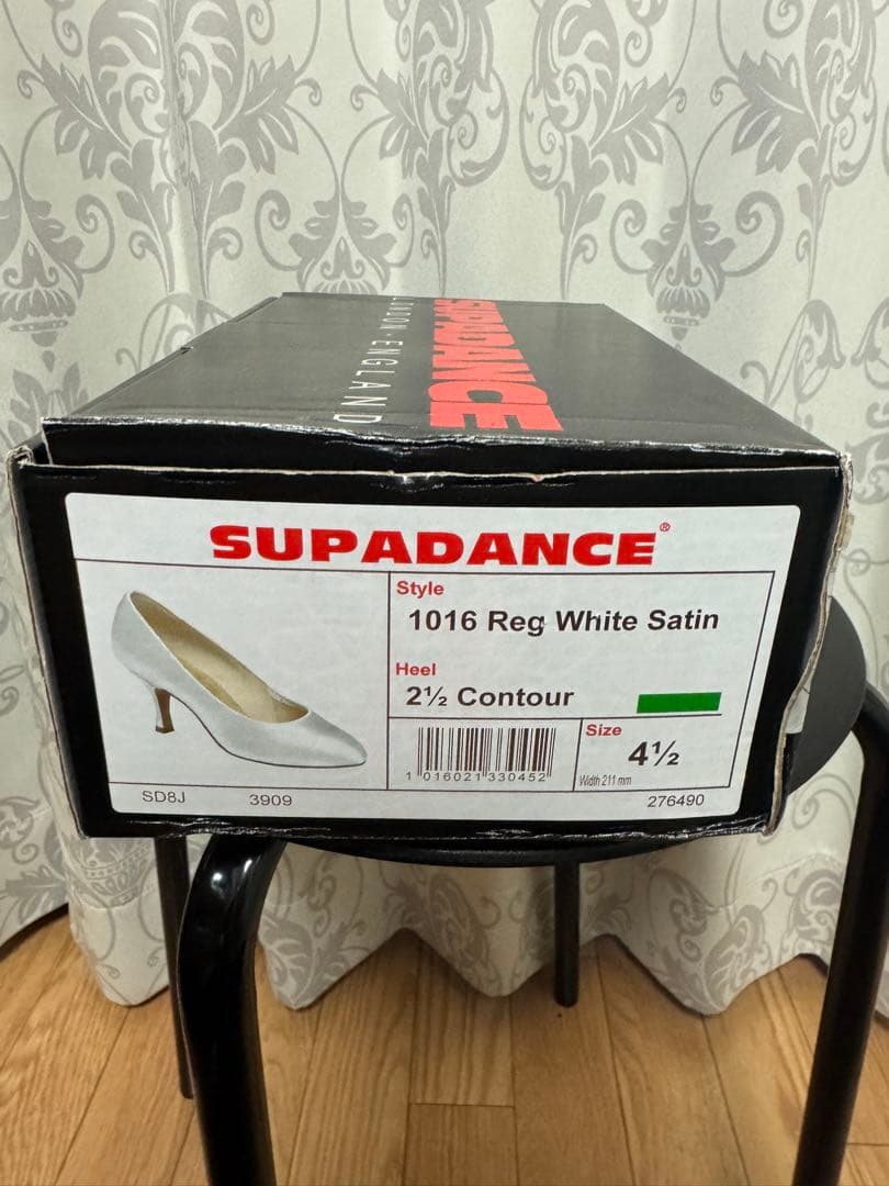 社交ダンス シューズ SUPADANCE 1016 白UK4.5 新品