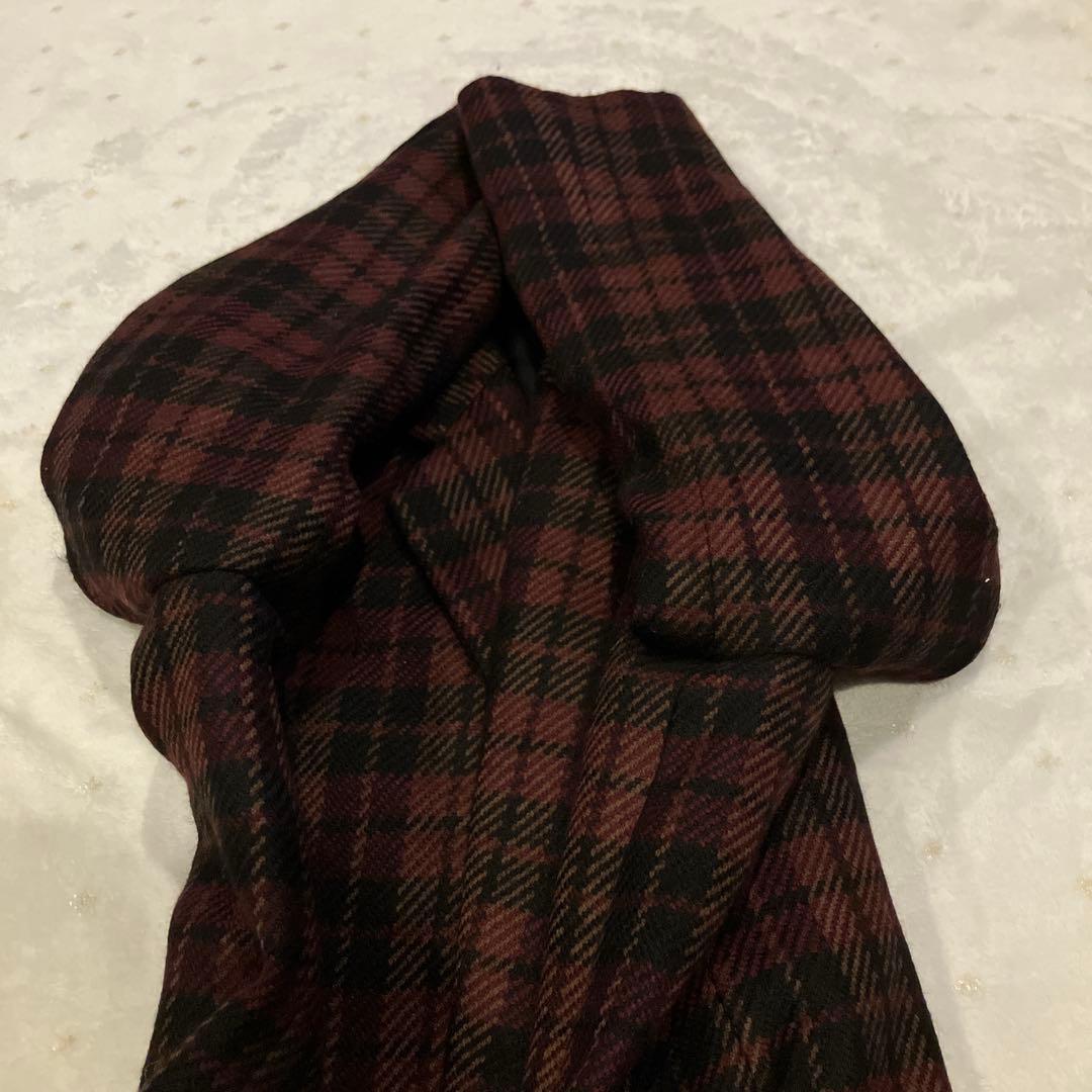 バーバリーズ　テーラードジャケット 赤黒　チェック　裏地あり　M