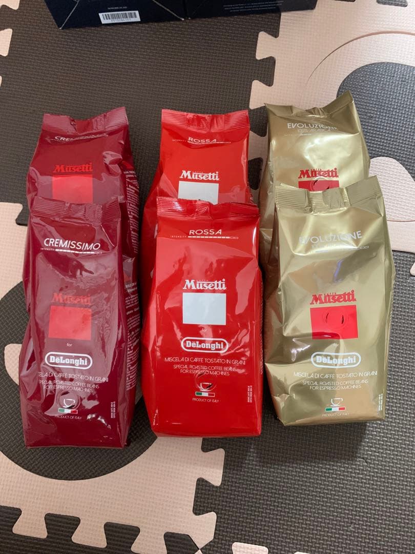 新品未開封　デロンギ コーヒー 3種 6袋 エスプレッソグラス