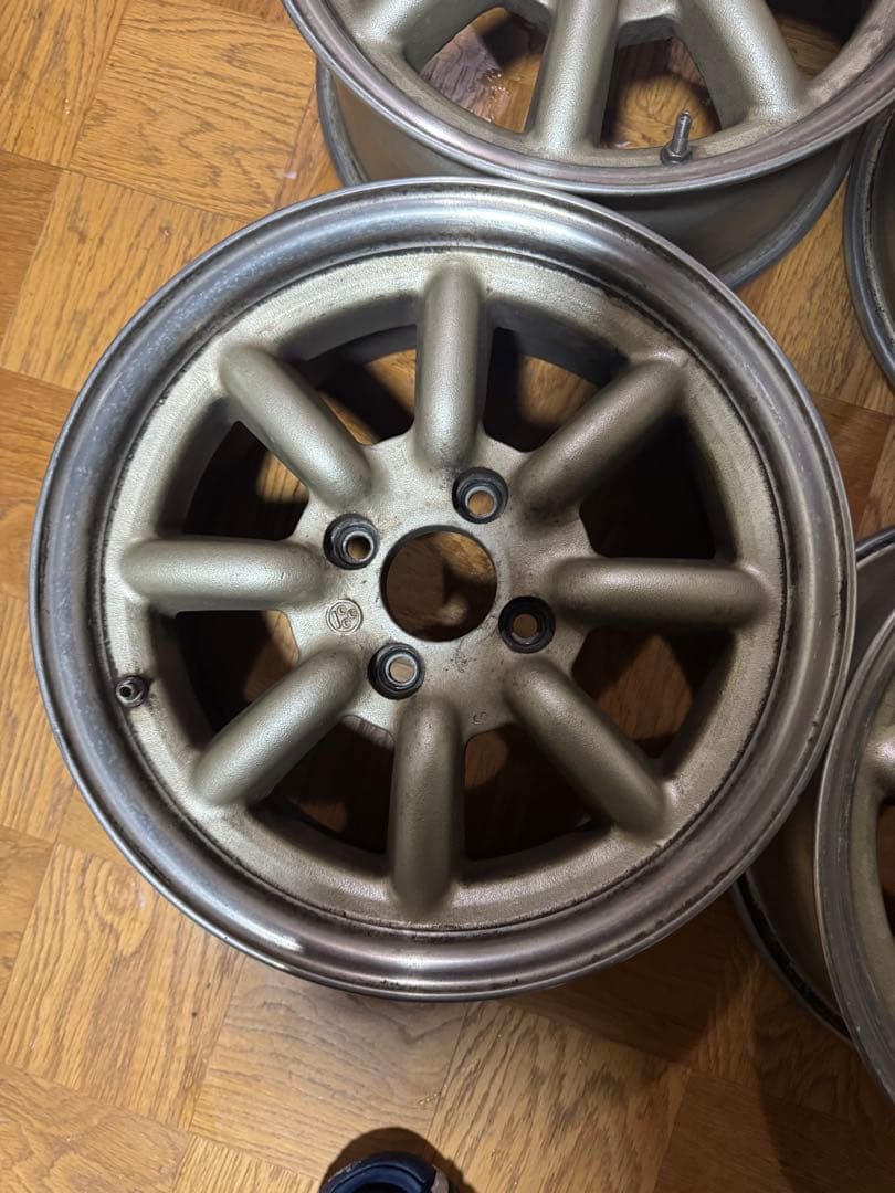 【希少 程度良好】ワタナベ 8スポーク 14インチ 6.5J 4/100 +28