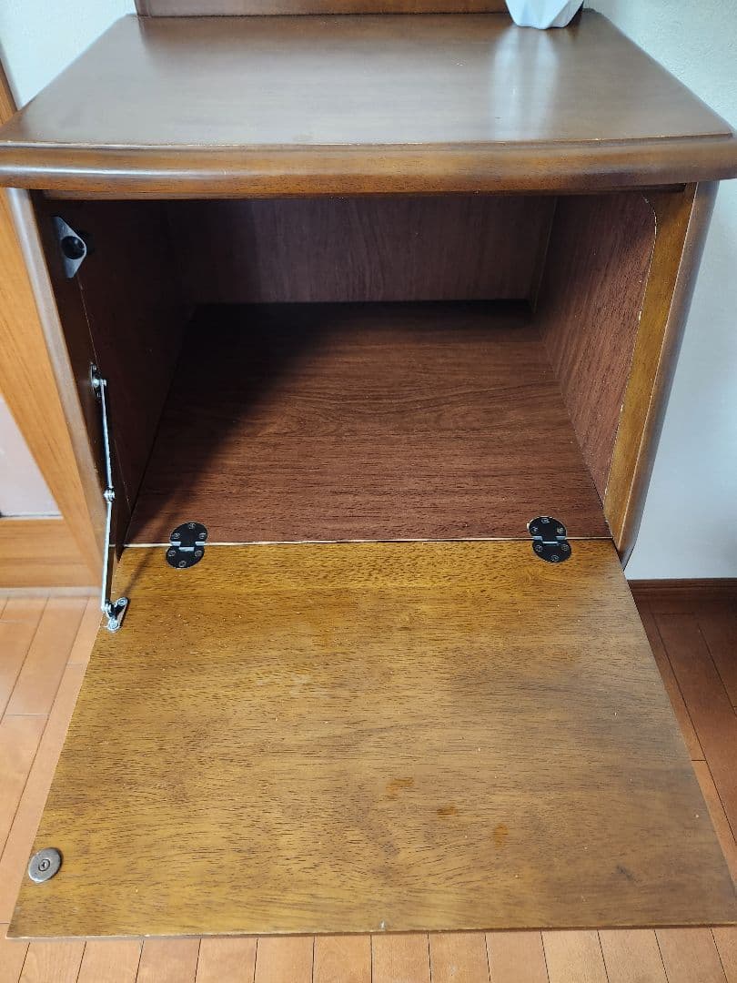 木製ライティングビュロー電話台ビューロー昭和レトロアンティークヴィンテージ古道具