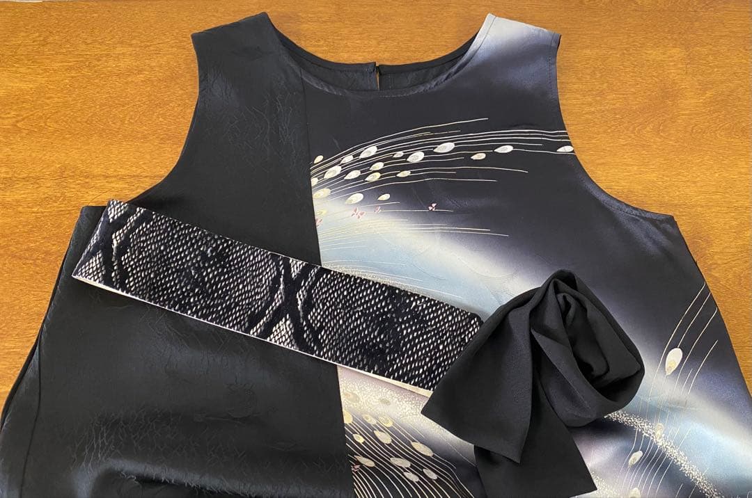 3240 着物　リメイク　ドレス　ワンピース