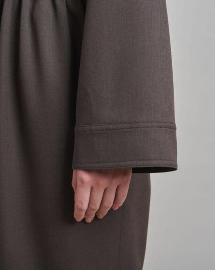 【LOEFF】ロエフ＊Wツイルオールインワン＊ブラウン＊洗える