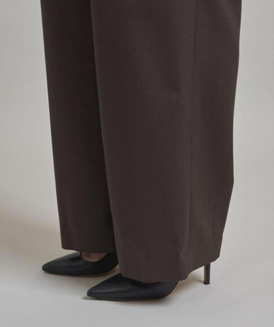 【LOEFF】ロエフ＊Wツイルオールインワン＊ブラウン＊洗える