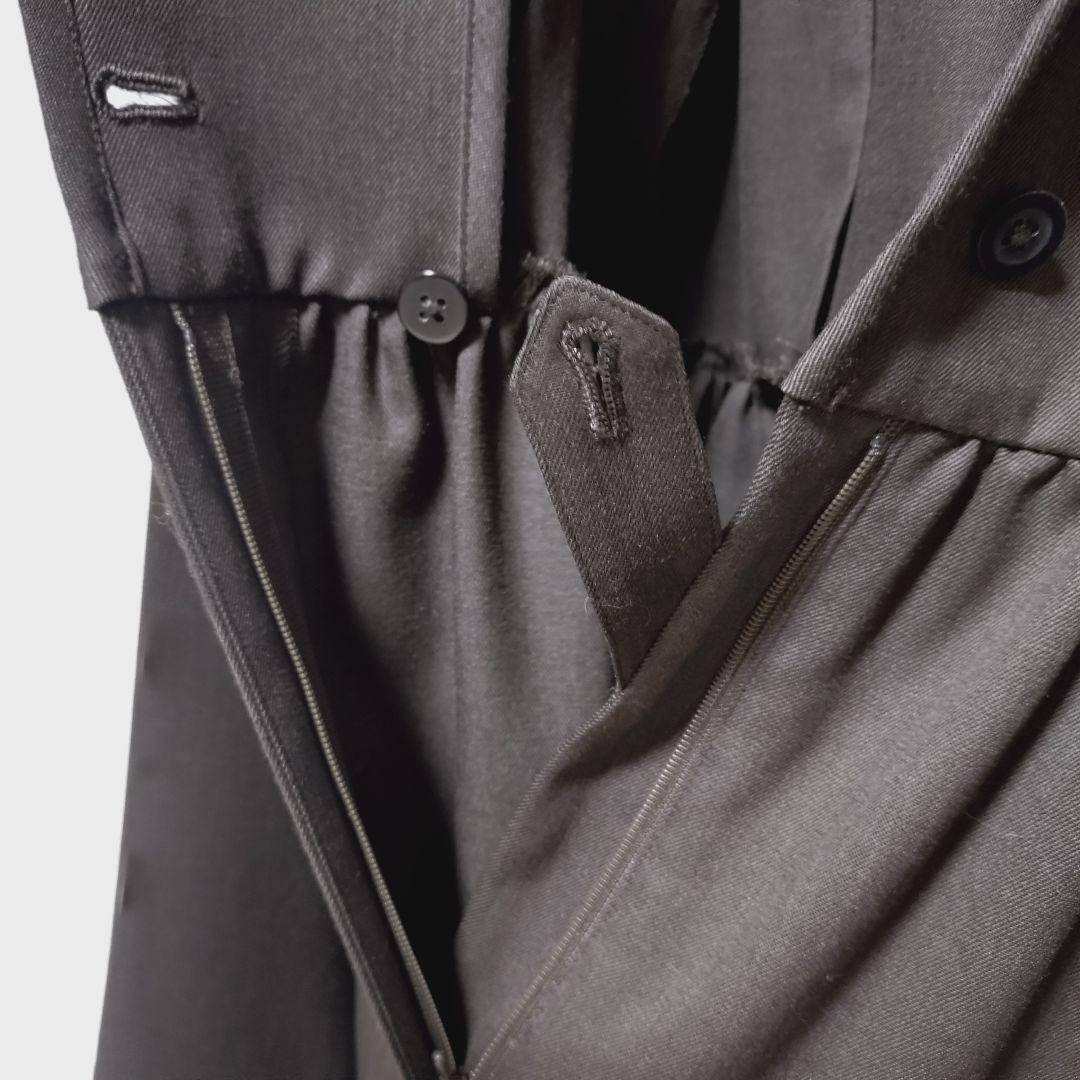 【LOEFF】ロエフ＊Wツイルオールインワン＊ブラウン＊洗える