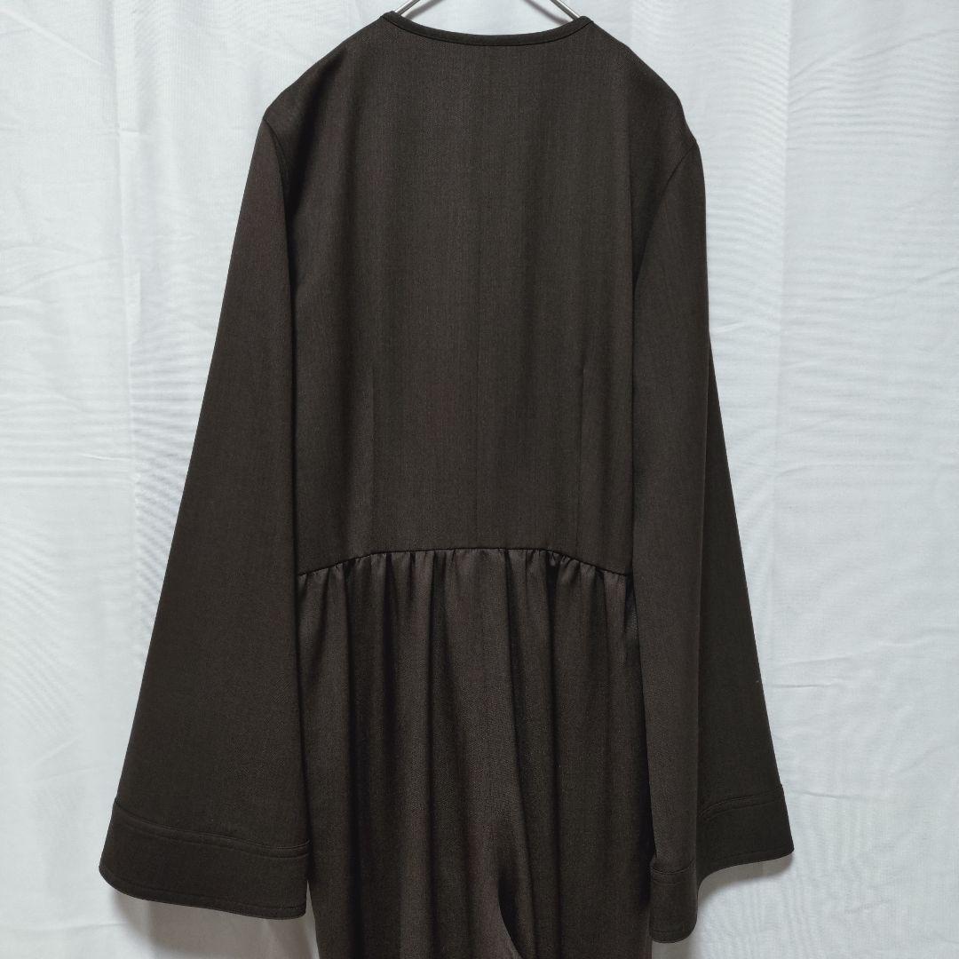 【LOEFF】ロエフ＊Wツイルオールインワン＊ブラウン＊洗える