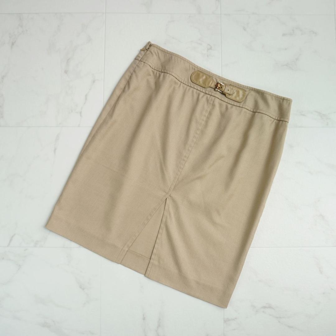 美品 GUCCI セレモニーセットアップスーツ ベージュ サイズ42*MC113