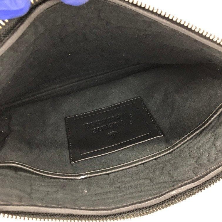 Vivienne Westwood オーブ 型押し レザークラッチ 黒