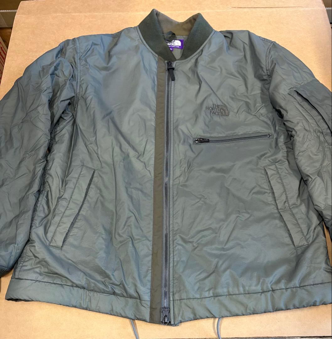 MA-1 ザ・ノースフェイス 限定パープルレーベル