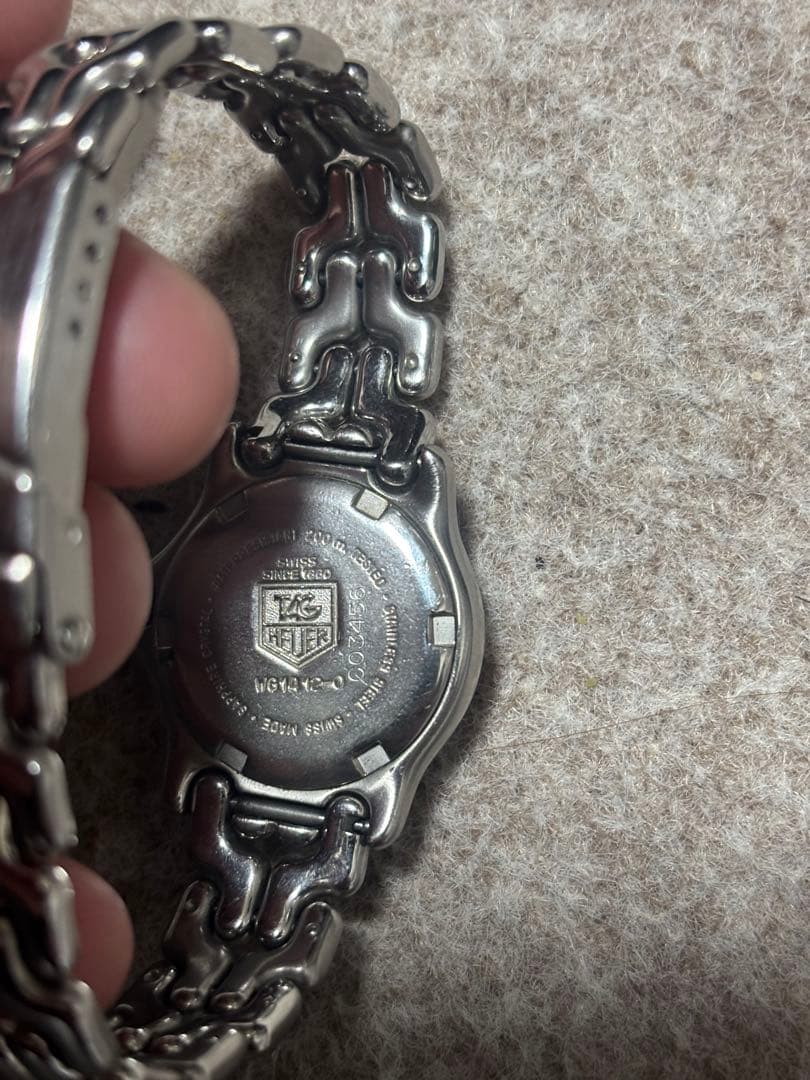 タグホイヤー　クォーツ　腕時計　電池切れ