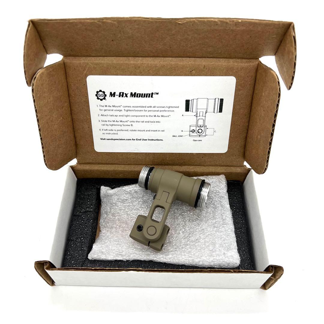 実物新品 S&S M-Ax Ops-Core TAN ライトマウント オプスコア