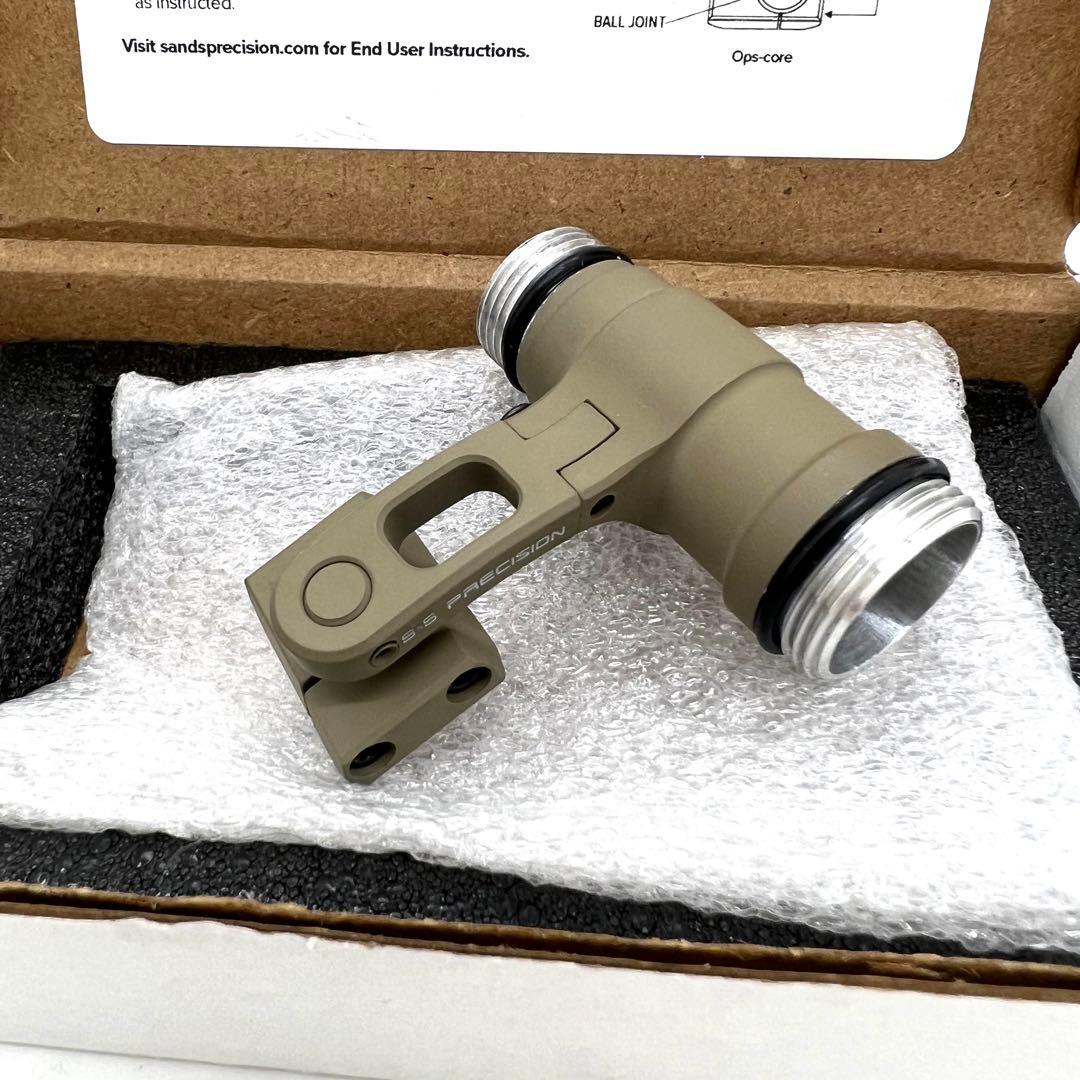 実物新品 S&S M-Ax Ops-Core TAN ライトマウント オプスコア