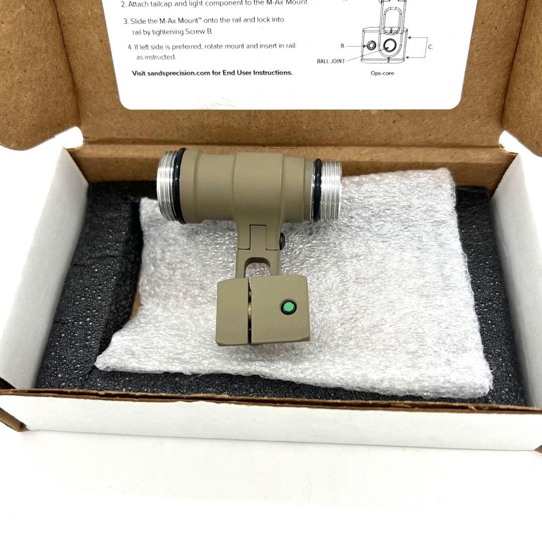 実物新品 S&S M-Ax Ops-Core TAN ライトマウント オプスコア