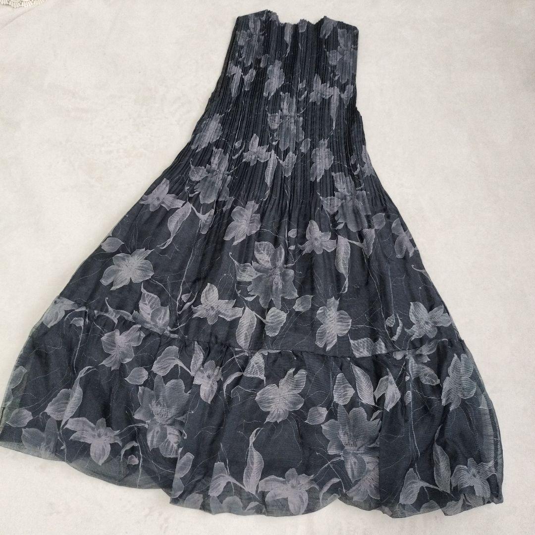 美品 Bell chu Very セットアップ 花柄 ロングワンピース ボレロ