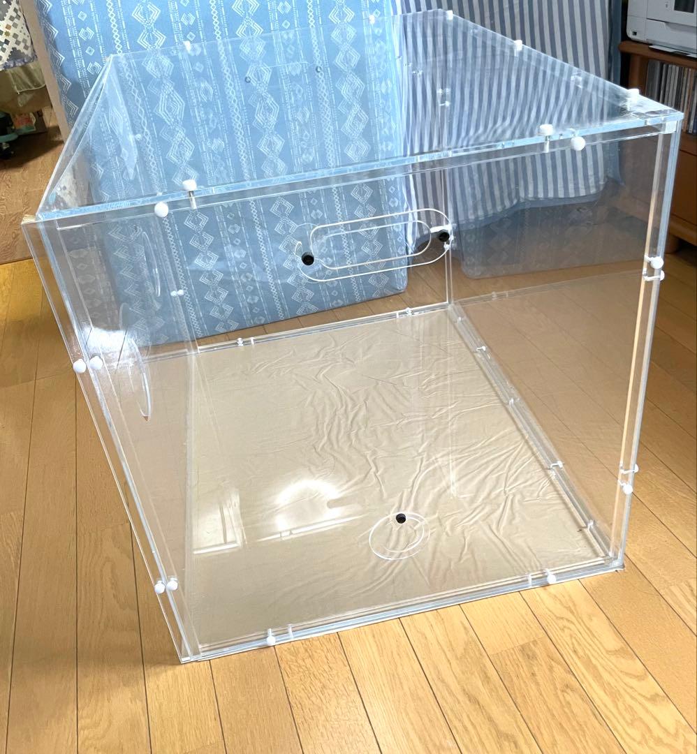 O2 Charge 通気口付き　アクリルケージ ペット用