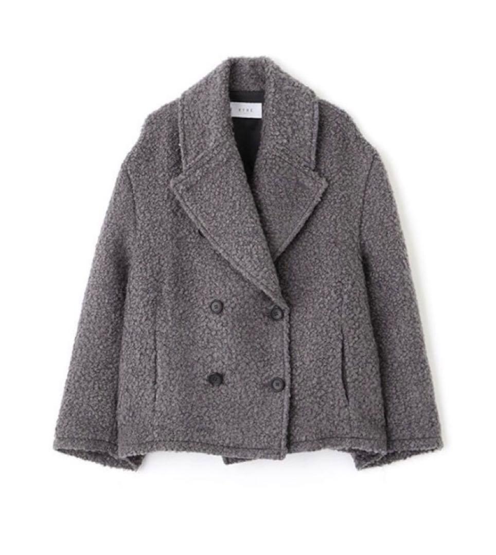 ETRE TOKYO ビックカラーブークレPコート