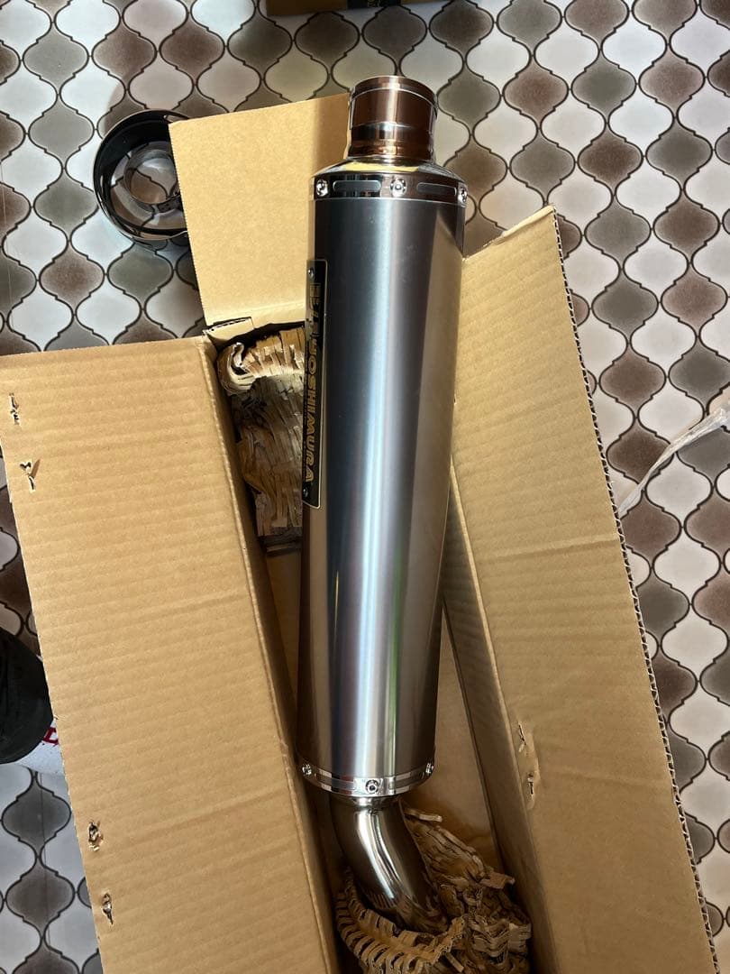 CB400SF.SB NC42 ヨシムラスリップオンサイクロンチタンサイレンサー