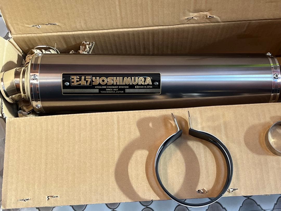 CB400SF.SB NC42 ヨシムラスリップオンサイクロンチタンサイレンサー