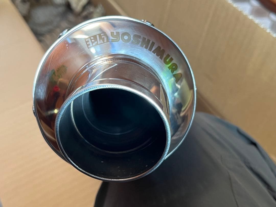 CB400SF.SB NC42 ヨシムラスリップオンサイクロンチタンサイレンサー