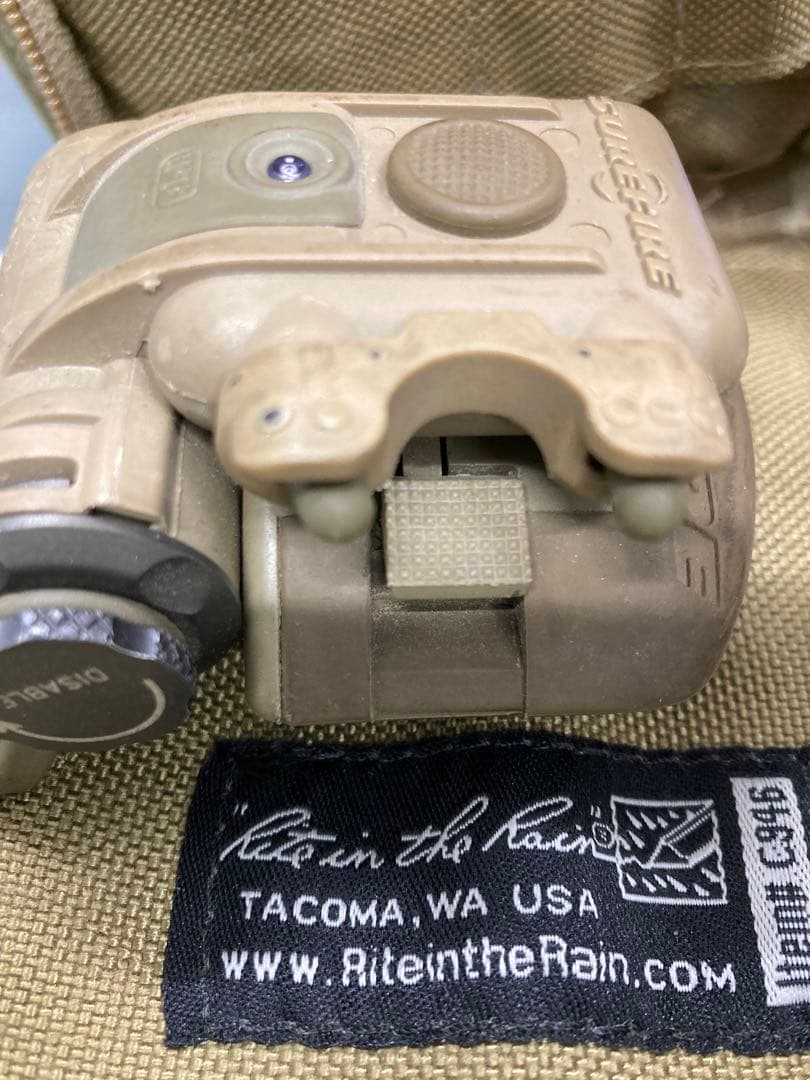 ひ*ー様 SureFire HL1-A-TN LED ヘルメットライト 米軍放出