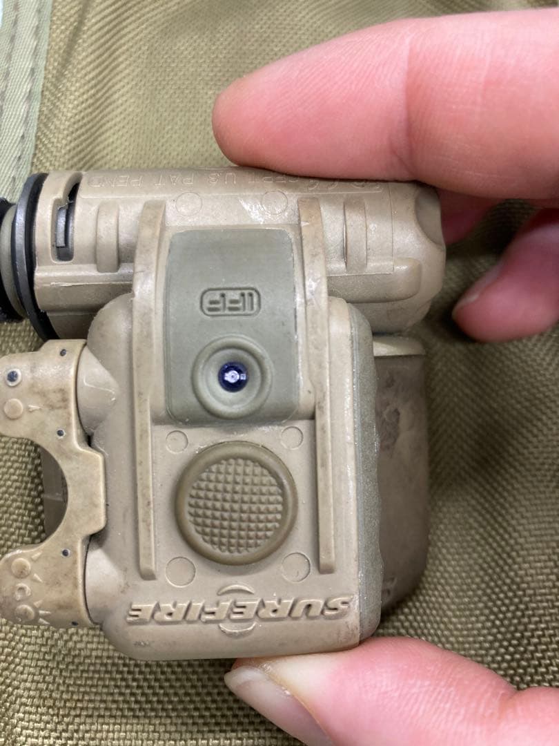 ひ*ー様 SureFire HL1-A-TN LED ヘルメットライト 米軍放出