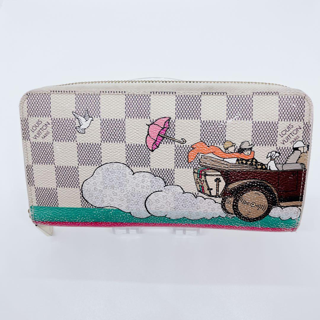 ✨稀少✨LOUIS VUITTON 長財布 ダミエアズール ジッピー 絵柄付き