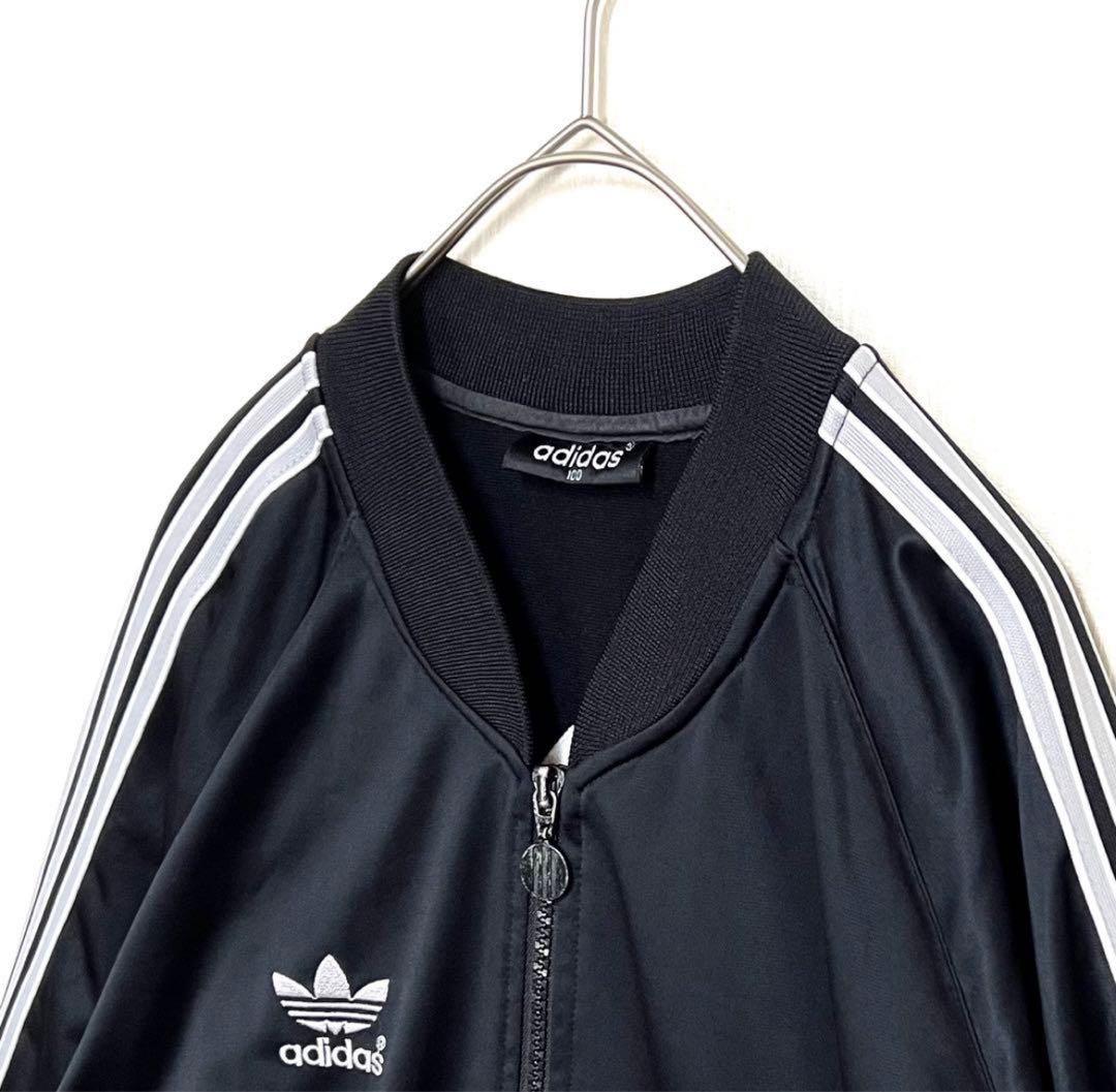 【入手困難】90s adidas ATP復刻トラックジャケット 黒白 L 古着