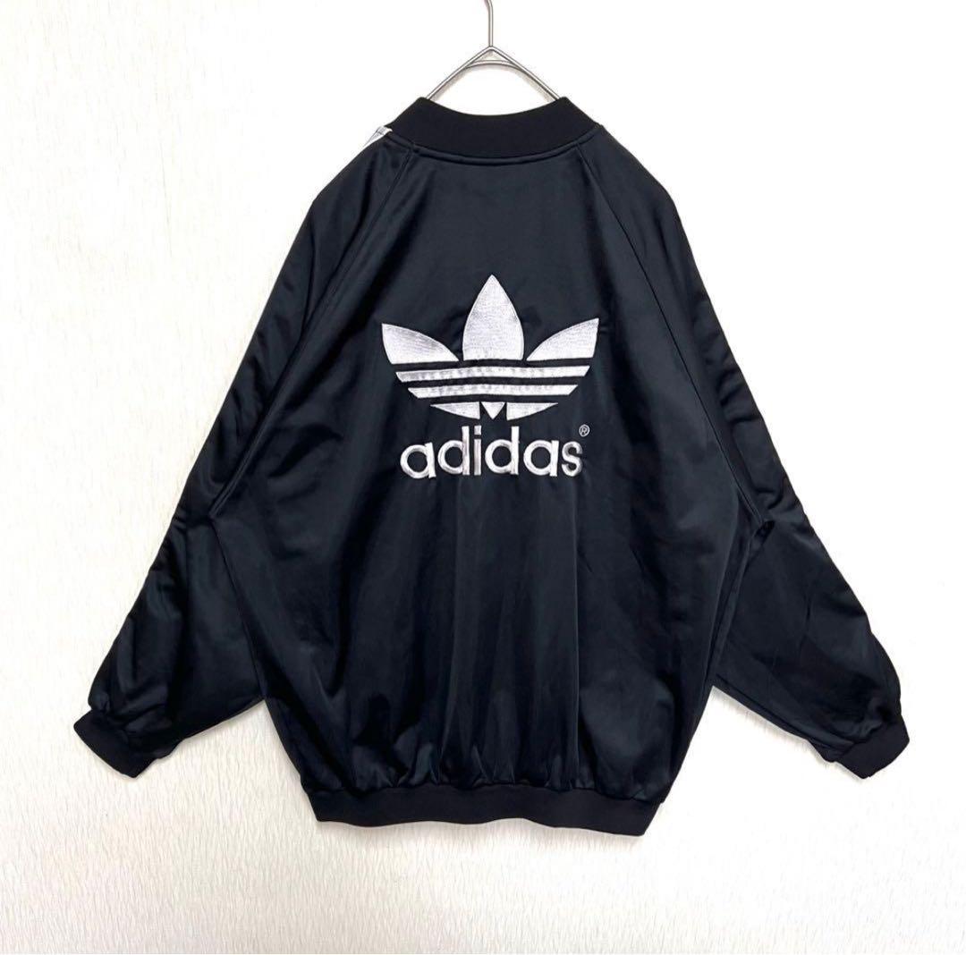 【入手困難】90s adidas ATP復刻トラックジャケット 黒白 L 古着