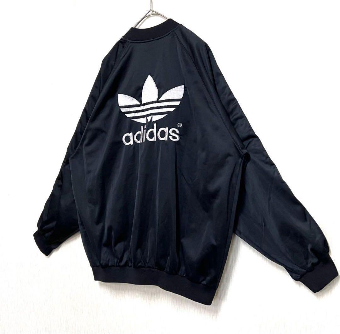 【入手困難】90s adidas ATP復刻トラックジャケット 黒白 L 古着