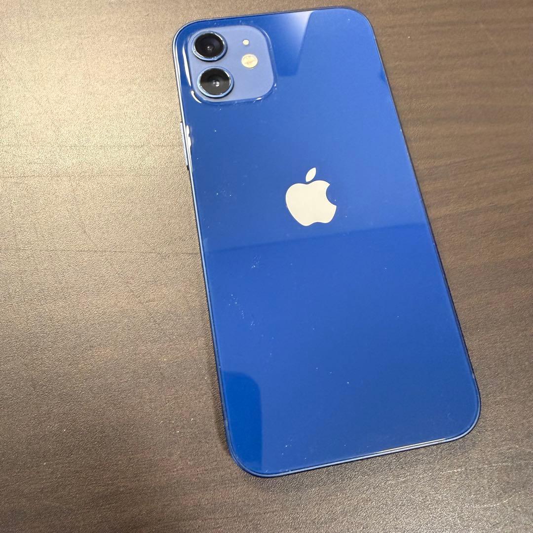 iPhone12 64GB ブルー 化粧箱　ケーブル　おまけ付き