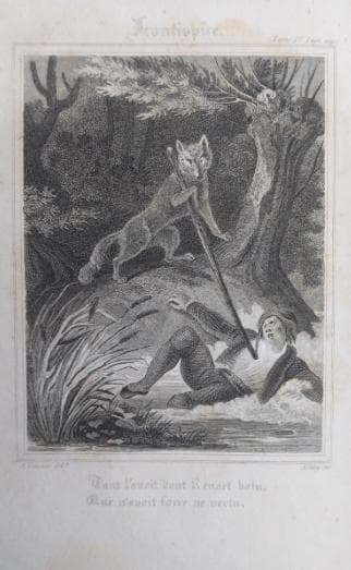 メオンの「Le Roman du Renart 」1826　全4巻　30万円ほど