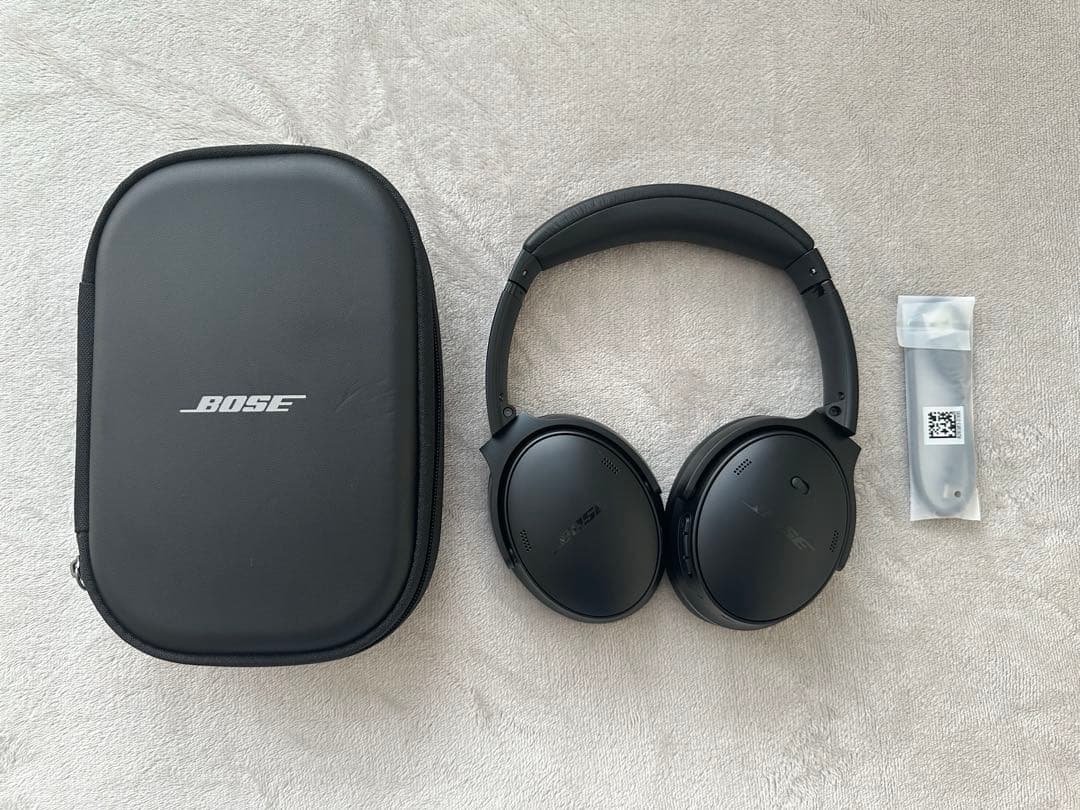 美品bose quietcomfort headphones ボーズ　ヘッドホン