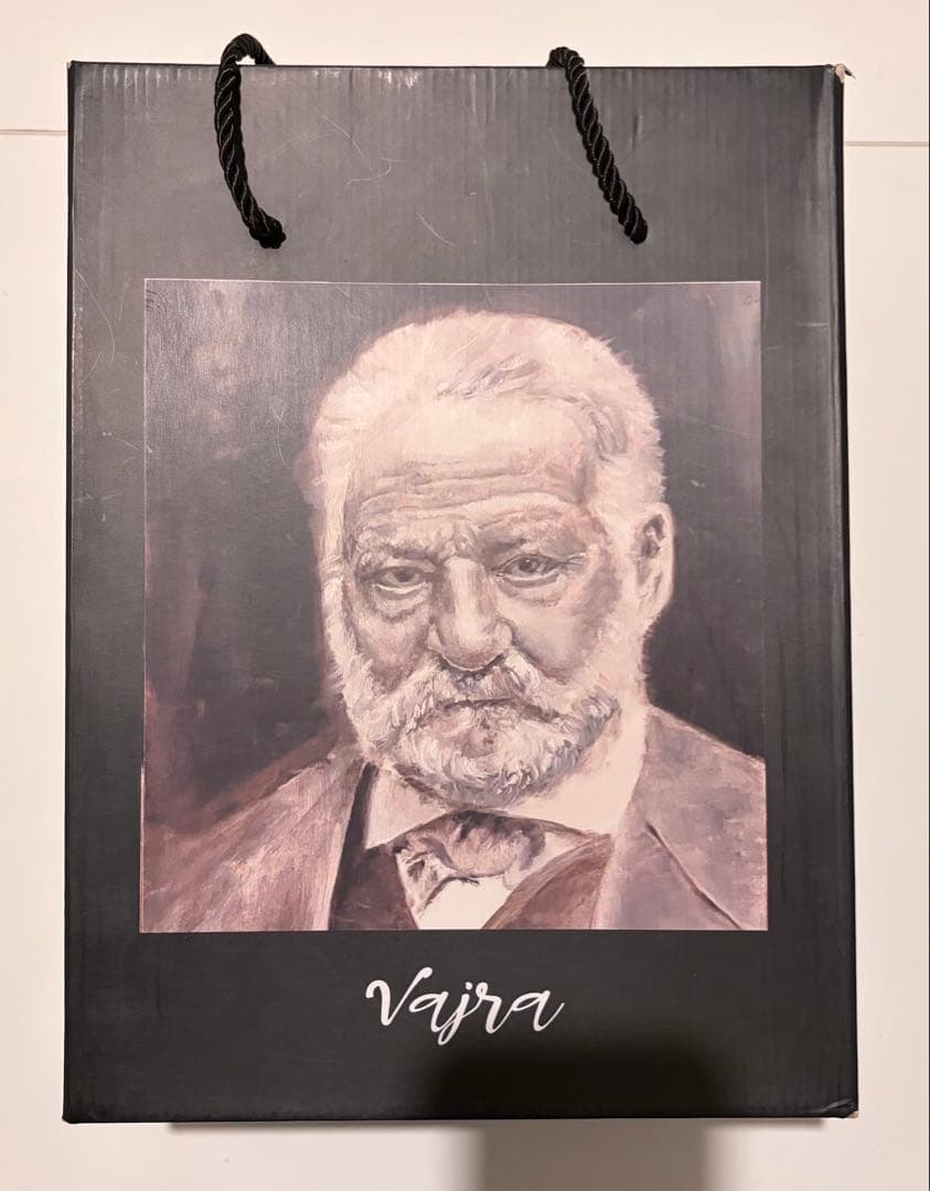 ろ*ん様 [新品未使用]vajra hugo 40 ブラック　カーフ　プレーント