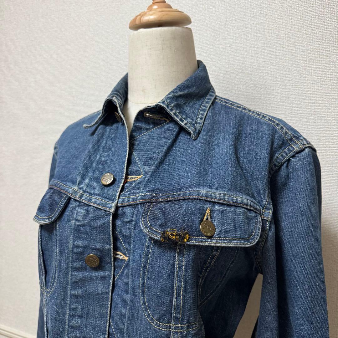 60s 70s Lee 101j デニムジャケット　四角黒タグ　38