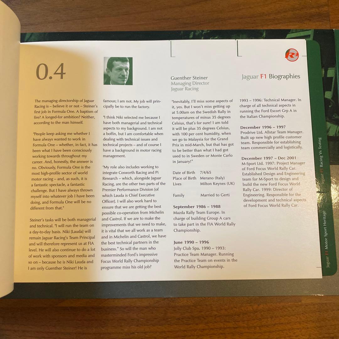 ジャガー レーシング メディアインフォメーション ／ F1