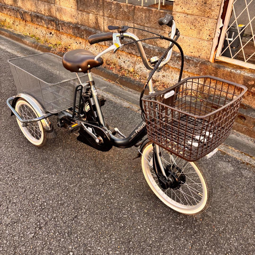 電動アシスト自転車◇三輪ワゴン◇PELTECH◇20×16型