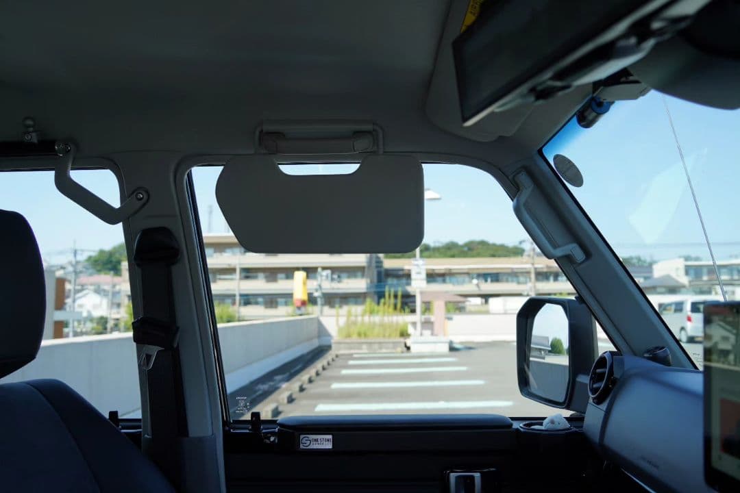 再再販 GDJ76W ランドクルーザー70 トヨタ純正 サイドサンバイザー