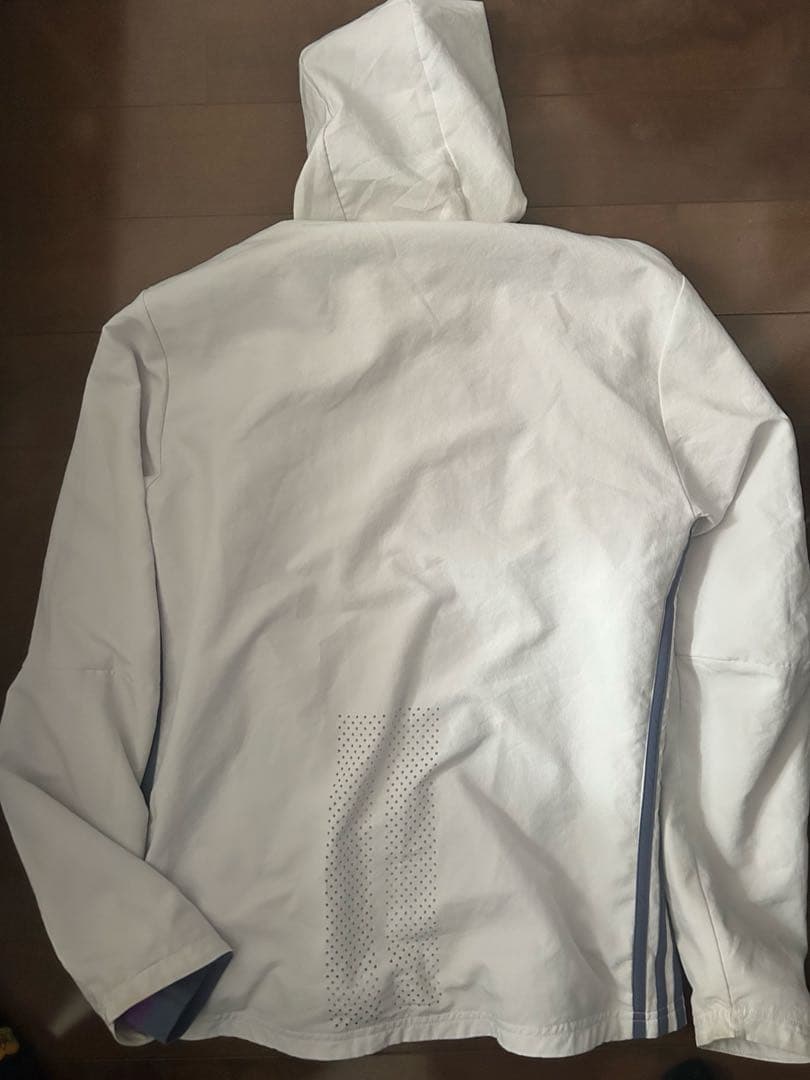 レア adidas Real Madrid フード付きジャケット
