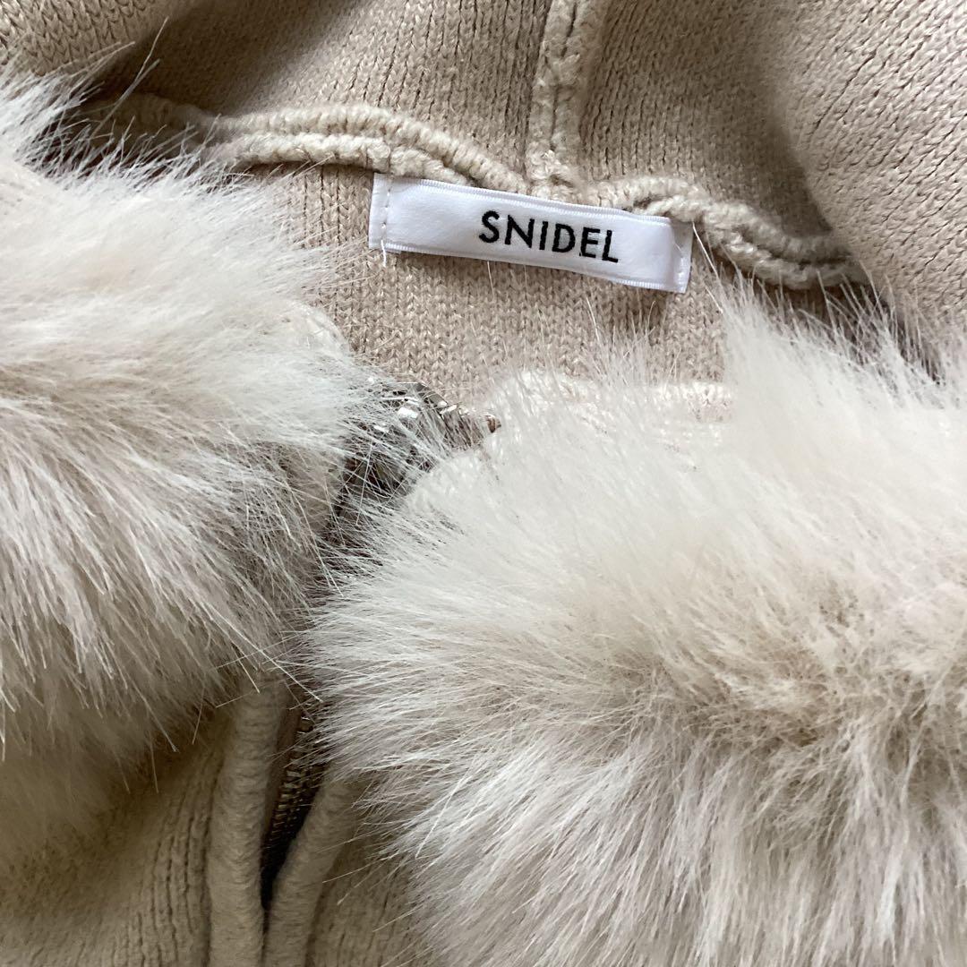 専用　snidel スナイデル ファーフードパーカー　M