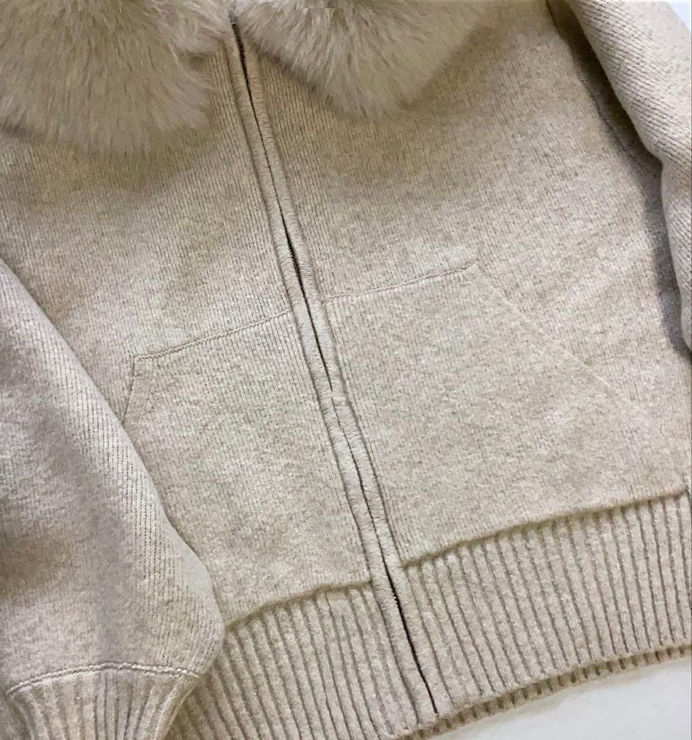 専用　snidel スナイデル ファーフードパーカー　M