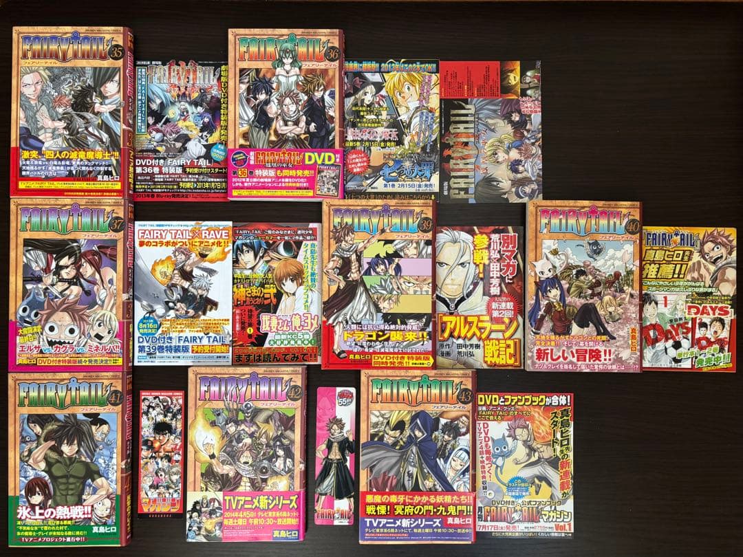 FAIRY TAIL 1〜63巻 関連書籍3冊 全て初版 帯 初版チラシ付き