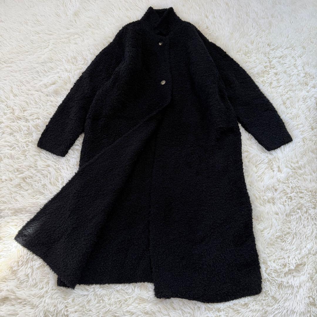 24AW mizuiro ind ミズイロインド ループヤーンロングカーディガン