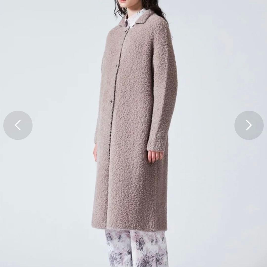 24AW mizuiro ind ミズイロインド ループヤーンロングカーディガン