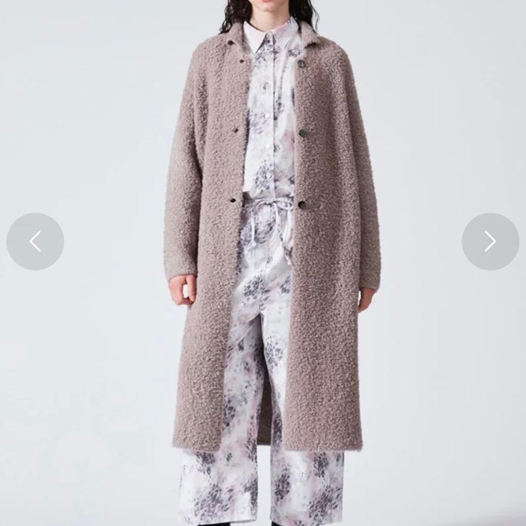 24AW mizuiro ind ミズイロインド ループヤーンロングカーディガン