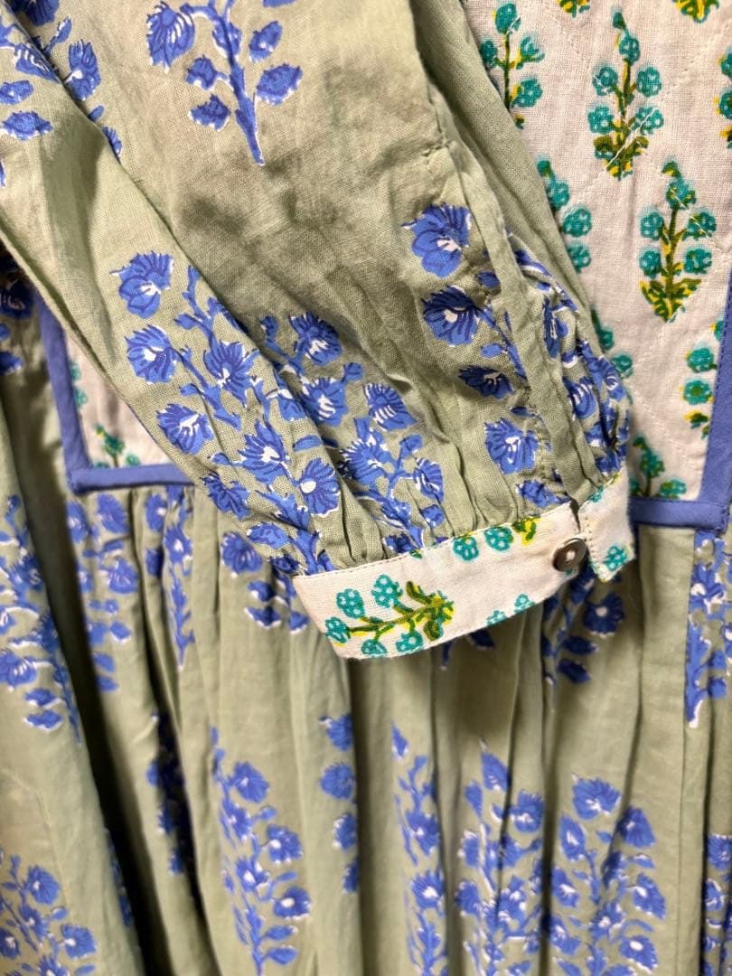 ne Quittezpasヌキテパ エスニックコンビワンピース