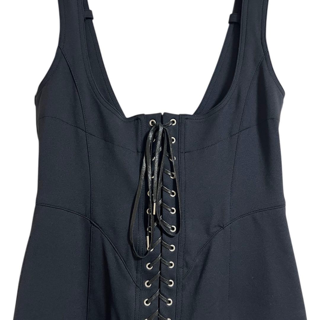 【FETICO】NYLON JERSEY UNDERBUST JUMPSUIT