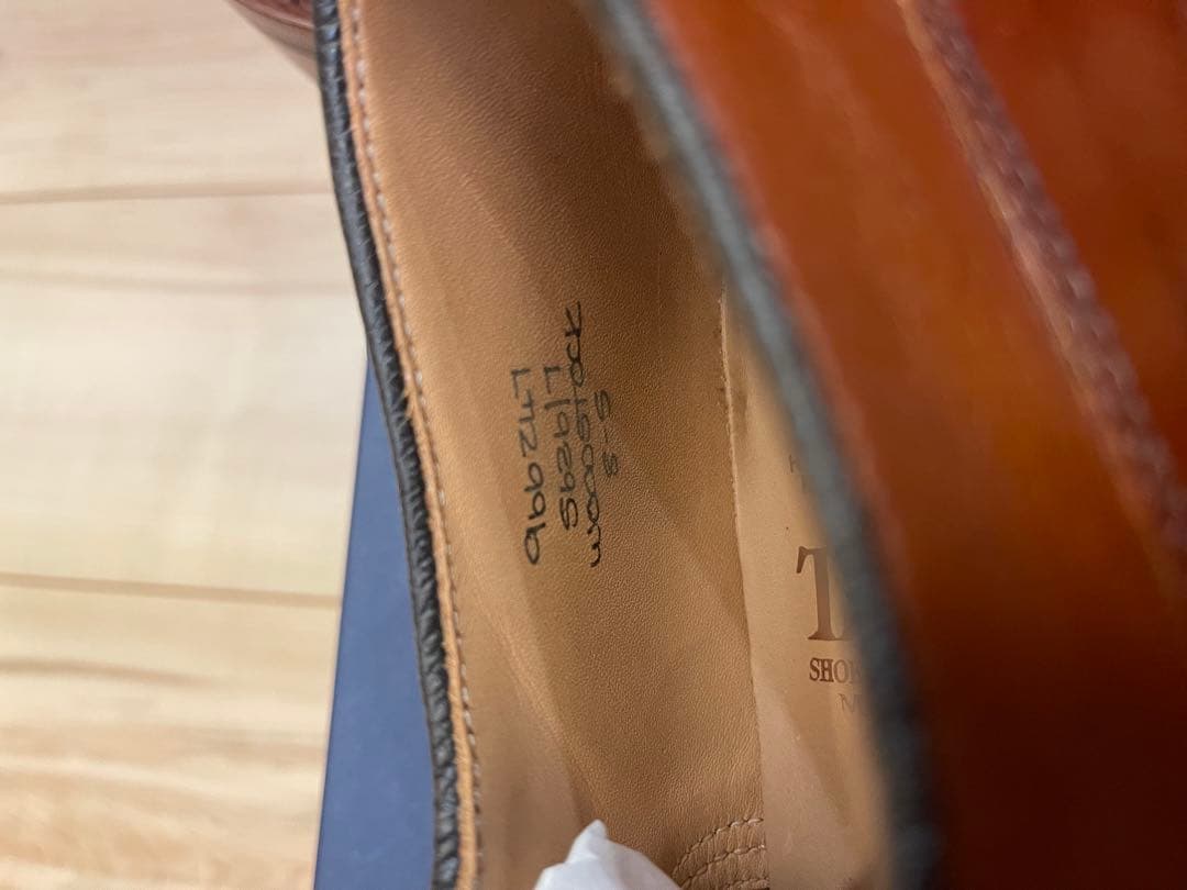 英国製新品Tricker'sトリッカーズ ウッドストック マロンブラウン UK8